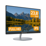All in One Nou OptimX QD40, 23.8 Inch Full HD, Procesor Intel N100 pana la 3.40GHz (Generatia a 12-a), 16GB DDR4, 512GB SSD, Wi-Fi, Bluetooth, Boxe NewTechnology Media