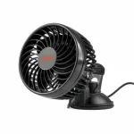 Ventilator auto cu 2 viteze fixare cu ventuza diametru 4.5'' Amio 12V Garage AutoRide