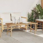 Masă de cafea Maro 110 x 50 x 43 cm Bambus GartenMobel Dekor