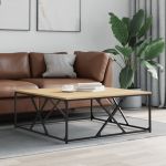 Măsuță de cafea stejar sonoma 100x100x40 cm lemn prelucrat GartenMobel Dekor