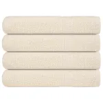 Prosoape 4 buc crem 100x200 cm 360 g/m² 100% bumbac GartenMobel Dekor