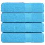 Prosoape de duș 4 buc turcoaz 70x140 cm 360 g/m² 100% bumbac GartenMobel Dekor