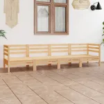 Set mobilier de grădină, 4 piese, lemn masiv de pin GartenMobel Dekor