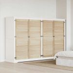 Uși de cabinet Other cu ușă 4 pcs Maro 140.5 x 59.5 x 2.1 cm GartenMobel Dekor