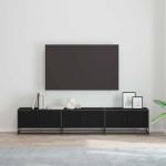 Cabinet TV Stejar negru 210 x 35 x 41 cm Lemn compozit GartenMobel Dekor