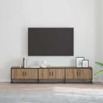 Cabinet TV stejar artizanal 210 x 35 x 41 cm Lemn compozit GartenMobel Dekor