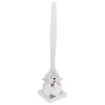 Sculptură jumătate de elice, argintiu, 26x26x110 cm, aluminiu GartenMobel Dekor