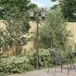 Lumina de grădină Bronz 235 cm Aluminiu GartenMobel Dekor