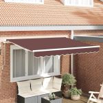 Material de înlocuire pentru copertină Maro 350 x 200 cm Pânză GartenMobel Dekor