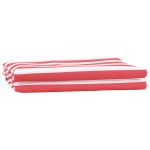 Material de înlocuire pentru copertină Roșu, alb 10 x 1.6 m GartenMobel Dekor