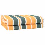 Material de înlocuire pentru copertină Verde, galben 10 x 1.6 m GartenMobel Dekor