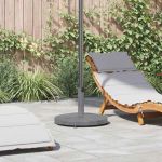 Baze pentru umbrele de exterior Lemn de culoare închisă GartenMobel Dekor