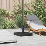 Baze pentru umbrele de exterior Negru 45 x 45 x 31.5 cm GartenMobel Dekor