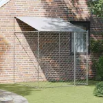 Cușcă pentru câine 200 x 200 x 258 cm Oțel și PE GartenMobel Dekor