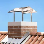 Hood pentru coș de fum Argintiu 50 x 60 x 37 cm Oţel inoxidabil GartenMobel Dekor