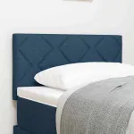 Tăblie din Țesătură Geometric Manual albastru 80 cm țesătură GartenMobel Dekor
