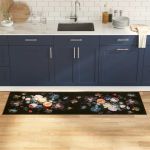 Covor de bucătărie Floral Flori 60 x 180 cm Catifea GartenMobel Dekor