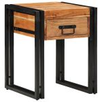 Masă laterală Maro 40 x 40 x 50 cm lemn masiv de acacia GartenMobel Dekor