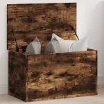 Cutie de depozitare, stejar fumuriu, 60x35x35 cm lemn prelucrat GartenMobel Dekor