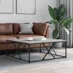 Măsuță de cafea gri sonoma 100x100x40 cm lemn prelucrat GartenMobel Dekor
