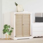 Uși de cabinet 2 pcs Maro 110 x 39.5 x 2.1 cm Lemn masiv de pin GartenMobel Dekor