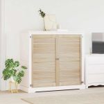 Uși de cabinet 2 pcs Maro 110 x 59.5 x 2.1 cm Lemn masiv de pin GartenMobel Dekor