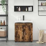 Cabinet pentru chiuvetă de baie Stejar afumat 60 x 34 x 63 cm GartenMobel Dekor