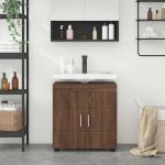 Cabinet pentru chiuvetă de baie Stejar brun 60 x 34 x 63 cm GartenMobel Dekor