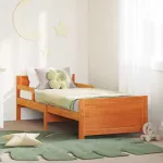 Cadru de pat extensibil pentru copii Other Maro ceruit GartenMobel Dekor