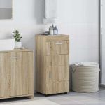 Dulap de Baie Stejar sonoma 37 x 31.5 x 82 cm Lemn compozit GartenMobel Dekor