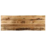 Blat de masă contur natural 120x40x2,5 cm lemn masiv mango brut GartenMobel Dekor