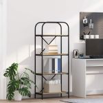 Raft pentru cărți Stejar sonoma 60 x 30 x 146 cm Lemn compozit GartenMobel Dekor