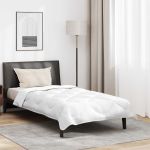 Set de pilote de iarnă cu pernă 2 pcs Alb 140 x 200 cm Microfibră GartenMobel Dekor