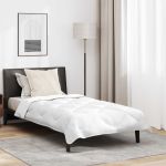 Set de pilote de iarnă cu pernă 2 pcs Alb 155 x 200 cm Microfibră GartenMobel Dekor