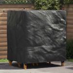 Husă pentru mobilier de exterior Negru 116 x 100 x 120 cm 600D GartenMobel Dekor