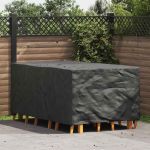 Husă pentru mobilier de exterior Negru 143 x 225 x 90 cm 210D GartenMobel Dekor