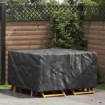 Husă pentru mobilier de exterior Negru 150 x 150 x 75 cm 420D GartenMobel Dekor