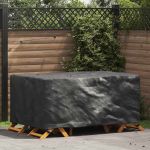 Husă pentru mobilier de exterior Negru 170 x 100 x 70 cm 210D GartenMobel Dekor