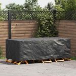 Husă pentru mobilier de exterior Negru 220 x 110 x 70 cm 210D GartenMobel Dekor
