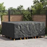 Husă pentru mobilier de exterior Negru 240 x 190 x 90 cm 210D GartenMobel Dekor