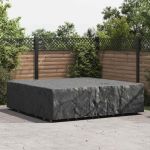 Husă pentru mobilier de exterior Negru 260 x 260 x 90 cm 420D GartenMobel Dekor