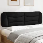Pernă pentru tăblie pat, negru, 193 cm, piele artificială GartenMobel Dekor