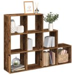 Bibliotecă/separator cameră lemn vechi 137,5x29x103,5 cm lemn GartenMobel Dekor