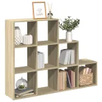 Bibliotecă/separator cameră stejar sonoma 137,5x29x103,5cm lemn GartenMobel Dekor