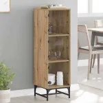 Bufet stejar artizanal 35 x 37 x 117 cm Lemn compozit GartenMobel Dekor