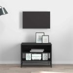 Cabinet TV Stejar negru 61 x 40 x 46 cm Lemn compozit GartenMobel Dekor