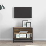 Cabinet TV stejar artizanal 61 x 40 x 46 cm Lemn compozit GartenMobel Dekor