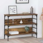Masă de consolă Lemn vechi 100 x 32 x 75 cm Lemn compozit GartenMobel Dekor