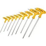 Set chei imbus cu profil torx tip t cu gaura topex 35D968 HardWork ToolsRange