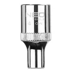 Tubulara hexagonala scurta superlock 1/4", 4 mm Neo Tools 08-220 HardWork ToolsRange
